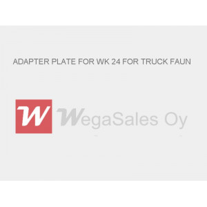 ADAPTER PLATE FOR WK 24 FOR TRUCK FAUN